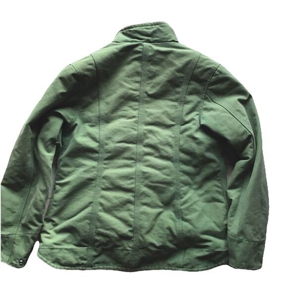 Vintage Carhartt Women’s Green Jacket Sherpa Lined WJ022 394 Medium Chore Coat - Picture 5 of 9